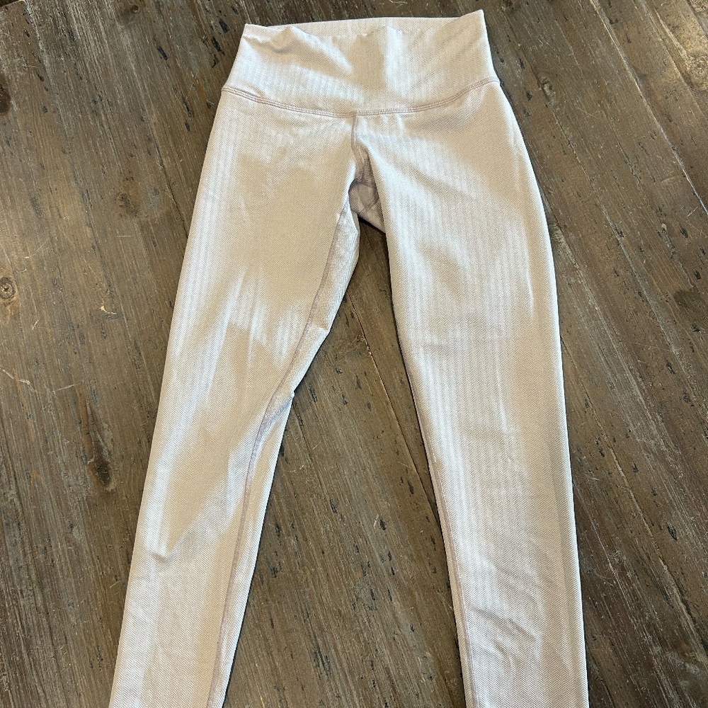 DYI Herringbone White/Grey Leggings